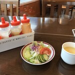 ステーキ 山 - 料理