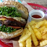 Jack's pizza and burgers - 尼崎バーガーセット