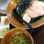 麺や でこ - 生海苔昆布水の煮干しつけそば