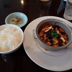 チャイニーズキッチン粤香 - 麻婆豆腐御膳。