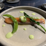 KUFUKU± - 燻製サーモンと季節の野菜