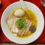 神保町 黒須 - 味玉焼豚塩蕎麦　1,550円