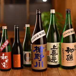 與料理相得益彰的日本酒的余韻。店主精選，故鄉的地方酒