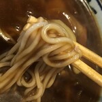 栗下食堂 - 麺はこんな感じ