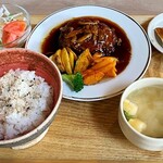 wakaya - 豆腐ハンバーグセット
