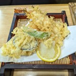 かみむら - 天ざるの天ぷら