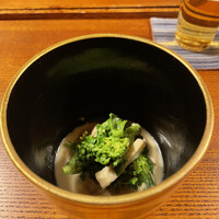 こにし家 - 菜の花と麩の白胡麻和え