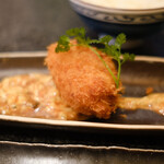 とんかつ マンジェ - カニクリームコロッケ