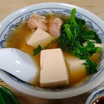 大衆割烹 三州屋 - とり豆腐［480円］