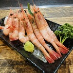 sweet shrimp sashimi