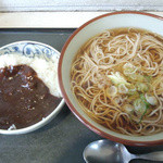 Monju - そば定食カレー　５００円