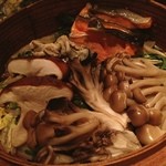 Pepek - 旬材と彩々野菜のセイロ蒸し☆大好きな牡蠣が入っていて満足( ^ω^ )