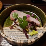 鳥田中 - カンパチ刺身