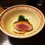 鳥田中 - ホロホロ鳥、昆布締め