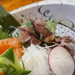 創作ダイニング 悠膳 - 刺身盛り：三点