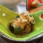 創作ダイニング 悠膳 - 茄子とピーマンの揚げ浸し 