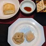 アサヤ ガーデン - 夕食ビュッフェ（一例）えび餃子、小籠包