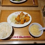 Oosaka Oushou - 油淋鶏定食(税込880円)