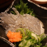 藁焼き鰹たたき 明神丸 - どろめ 748円(2022年4月)