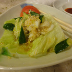中国料理 丸勝 - 花咲きイカと胡瓜の冷菜