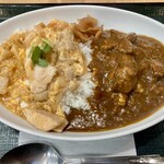 Nakau - 「親子カレー」大盛り。750円也。税込。