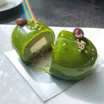 ル ミュゼ ドゥ アッシュ - 抹茶のケーキ　和茶