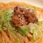 イタリアの洋食家 - ウニのトマトソーススパゲティ