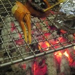 竹仙郷 - カニのヤローを焼き払う