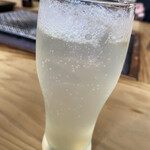 炭焼地鶏 山蔵 - レモンスカッシュ