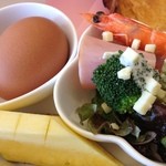 あんじゅ - えびのサラダもハイレベルです。