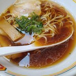 餃子の王将 - セットのぉ醤油ラーメンアップですってぇ～♪ジャストサイズ！