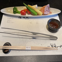 飛騨牛一頭家 馬喰一代 銀座 - 前菜のバーニャカウダ