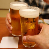 北新地しゃぶしゃぶすき焼き きらく - 生ビール 一番搾り(900円)