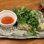 真面目焼鳥 助平 - パクチー春巻き