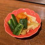 赤坂 らいもん - キムチ盛り合わせ