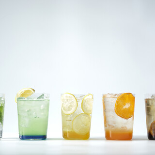 Approximately 160 types! Customizable self-serve drinks