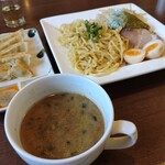 豆の木 - 小樽しょうゆつけ麺 ＋  餃子