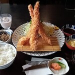 五蘊 - 料理写真:海老フライ定食(1,900円)