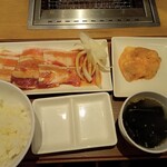 Yakiniku Raiku - 豚カルビ＆牛ホルモンセット
