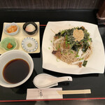 麺所 水野  - 新東京蕎麦＋スイカ盛り