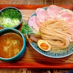 若葉 - つけそば(小) ＋ ネギ増し