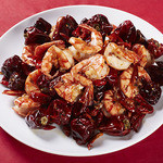 Stir-fried spicy shrimp