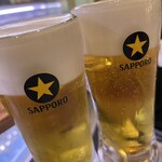 コーラ - ドリンク写真:焼肉んの相方No.1ビールで乾杯！！