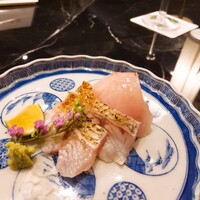 和食のあらまさ - 【造里】特選 お造里ノドグロ、金目鯛