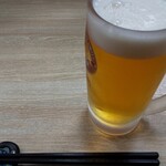 漁場 - 乾杯～。志摩も美味しいね。