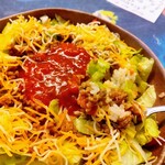 沖縄料理 サスケ - レタス多めでヘルシー。白ごはん旨し！