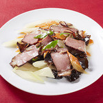 Fried Hunan smoked meat and vegetables