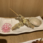 魚神 - ホタルイカの天ぷら