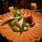 鳥田中 - ●木の芽味噌和え