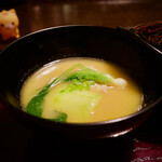 鳥田中 - ●鶏スープのお椀